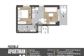 Apartman s vrtom, novogradnja Brodarica, Šibenik - Okolica, Διαμέρισμα