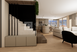 Opatija, penthouse s pogledom na more i krovnom terasom, Opatija, شقة