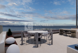 Opatija, penthouse s pogledom na more i krovnom terasom, Opatija, شقة