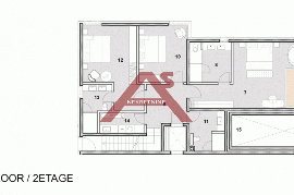 Luksuzni dvoetažni penthouse površine 435 m2,terasa, pogled na more, bazen!, Opatija, Apartamento