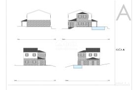 OTOK KRK, TRIBULJE - građevinsko zemljište s projektom, Dobrinj, Terrain