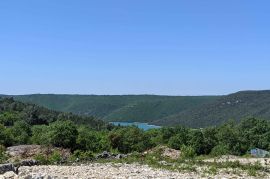 Labin, Građevinsko zemljište s pogledom na more 835 m2, Labin, Γη