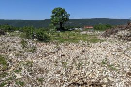 Labin, Građevinsko zemljište s pogledom na more 835 m2, Labin, Γη