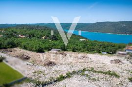 Labin, Građevinsko zemljište s pogledom na more 835 m2, Labin, Γη