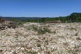 Labin, Građevinsko zemljište s pogledom na more 1075 m2, Labin, Γη