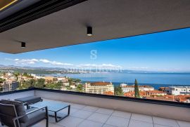 OPATIJA, luksuzni penthouse 3S+DB u predivnoj novogradnji s bazenom (S3), Opatija, Appartamento