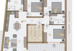 Pula, Veruda - Stan 4, 3 sobe, terasa, parking, 104 m2, Pula, Διαμέρισμα