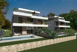 Istra Novigrad okolica novogradnja sa bazenom!, Novigrad, Wohnung