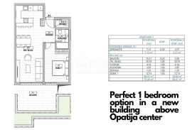 OPATIJA, CENTAR - gospodski apartman u luksuznoj novogradnji iznad centra Opatije s garažom, panoramski pogled na more, Opatija, Wohnung