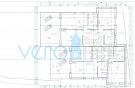 Grad Krk, šira okolica, građevinsko zemljište 828m2, građevinska dozvola, pogled na more, prodaja, Krk, Terreno