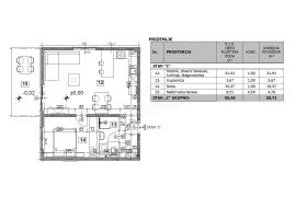 POREČ – VABRIGA, stan 1S+DB s vrtom u novogradnji u blizini mora (V1-C), Tar-Vabriga, Kвартира