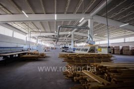 Factory for production of wooden solid panels, Cazin, Commercial property