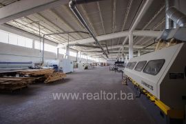 Factory for production of wooden solid panels, Cazin, Commercial property