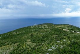 ISTRA,SKITAČA - Jedinstveno građevinsko zemljište s građevinskom dozvolom i pogledom na more, Labin, Tierra