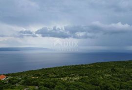 ISTRA,SKITAČA - Jedinstveno građevinsko zemljište s građevinskom dozvolom i pogledom na more, Labin, Tierra