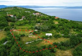 ISTRA,SKITAČA - Jedinstveno građevinsko zemljište s građevinskom dozvolom i pogledom na more, Labin, Tierra