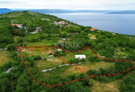 ISTRA,SKITAČA - Jedinstveno građevinsko zemljište s građevinskom dozvolom za dvije moderne vile, Labin, Γη