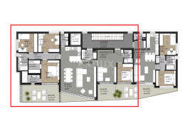 OPATIJA, CENTAR- stan 180.97m2 DB+4S s panoramskim pogledom na more- 2.KAT- STAN 202, Opatija, Daire