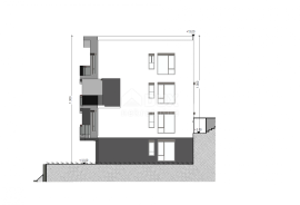 OPATIJA, CENTAR- stan 180.97m2 DB+4S s panoramskim pogledom na more- 2.KAT- STAN 202, Opatija, Daire