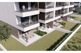 Istra, Pula, Valdebek, prizemlje 58,81 m2, 2SS+DB, vrt 74m2 NOVO #prodaja, Pula, Apartamento