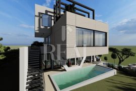 Medulin luksuzna Villa 320m2,POGLED NA MORE , panoramski lift, Medulin, Дом