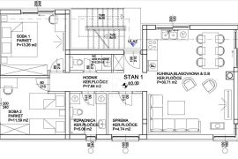 Stan 80 m od mora 2S+DB 100,64m2, Split - Okolica, Appartement