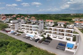 PRODAJA apartman Privlaka 66,04 m2, prodaja, 120m od mora, vrt, Privlaka, Appartment