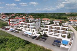 PRODAJA apartman Privlaka 111,55 m2, prodaja, 120m od mora, parking, Privlaka, Διαμέρισμα