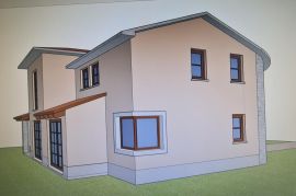 ISTRA, LABIN, GRAĐEVINSKO ZEMLJIŠTE SA PROJEKTOM, ekskluzivno!, Kršan, Земля