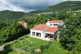 IČIĆI, POLJANE- villa 250m2 s pogledom na more i bazenom + uređena okućnica 1100m2, Opatija - Okolica, House