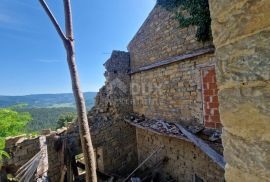 ISTRA, OPRTALJ - Kamena starina s panoramskim pogledom na zelenilo, Oprtalj, House