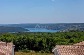 ISTRA, RABAC - Zemljište s građevinskom dozvolom i pogledom na more, Labin, Zemljište