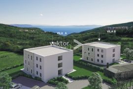 Labin, 3-soban s dnevnim boravkom u novogradnji, pogled, Labin, Flat