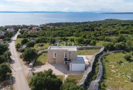 OTOK PAG, LUN - jedinstvena vila s bazenom na predivnoj lokaciji, Novalja, House