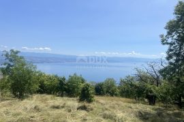 LOVRAN, DOBREĆ- građ. zemljište, 697 m2, pogled na more!!!, Opatija - Okolica, Земля