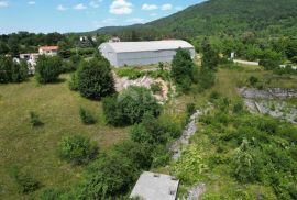 MATULJI, JURDANI, RUPA- građevinsko zemljište 9000m2 s GRAĐ. DOZVOLOM za halu i poslovno stambenu zgradu, Matulji, Land