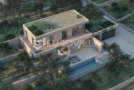 Otok Hvar, Jelsa, atraktivno građevinsko zemljište 3393,60 m2 s idejnim projektom za tri ville, Jelsa, Terrain