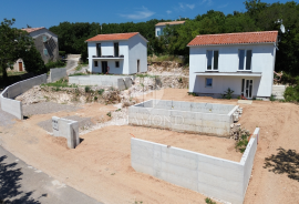 Labin, dvije renovirane kamene kuće sa bazenom, pogled more, Labin, بيت