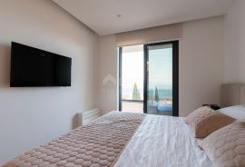 OPATIJA, CENTAR - stan 139m2 u novogradnji s vrtom, bazenom, garažom, pogled na more, centar Opatije, Opatija, Kвартира