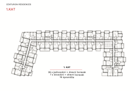 ISTRA, UMAG - Vrhunski 1S+DB s balkonom u novogradnji, Umag, Flat