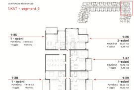 ISTRA, UMAG - Vrhunski 1S+DB s loggiom u novogradnji, Umag, Flat