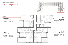 ISTRA, UMAG - Vrhunski 1S+DB s loggiom u novogradnji, Umag, Appartement