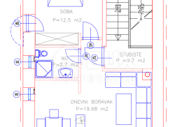 PAG, ZUBOVIĆI - Kuća s 4 apartmana blizu Novalje (moguća zamjena za stan u Rijeci), Novalja, Famiglia