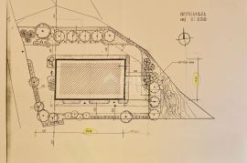 PERMANI, JURDANI-građevinsko zemljište 2000m2 s građ. dozvolom za halu od 600m2 (namjena: trgovačka, zanatska, industrijska), Matulji, Γη