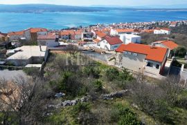 Crikvenica - Atraktivno građevinsko zemljište s pogledom, Crikvenica, Tierra