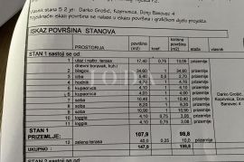 Trosoban stan 35m od mora, Novi Vinodolski, Wohnung