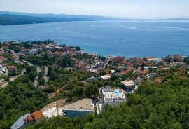 OPATIJA, CENTAR - nevjerojatan stan u novogradnji s pogledom na more, zajednički bazen, garaža, Opatija, Apartamento