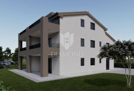 Poreč, novogradnja, dvosoban stan u prizemlju sa dvorištem, Poreč, Flat