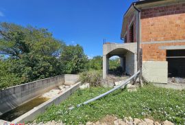 ISTRA, LABIN KUĆA ROHBAU POGLED MORE I BAZEN, Labin, Ev