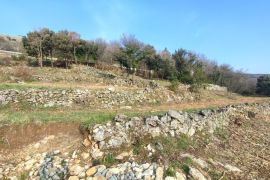 Zemljište s panoramskim pogledom na more, Načinovići,okolica, Istra, Kršan, Land